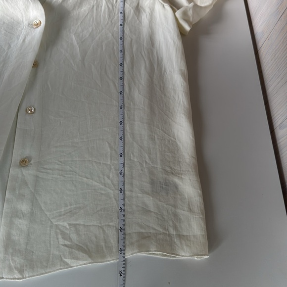 Aritzia Wilfred Cream Blouse Size XS - Picture 8 of 9